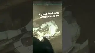 DONT MESS WHITH BATMANS CAR #batman #batmanarkhamknight #thedarkknighttrilogy