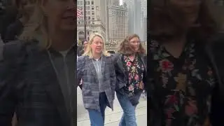 New YouTuber!  Downtown Chicago, No Kings Protest@ but got there to late! Halloween Parade I see!