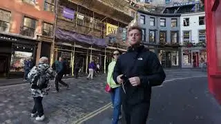 Victoria street- Edinburgh Walk | Cold Town | Harry Potter shop #scotland #sabuswalks #oldtown#tour
