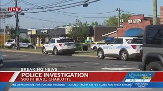 One shot at South Blvd. shopping center