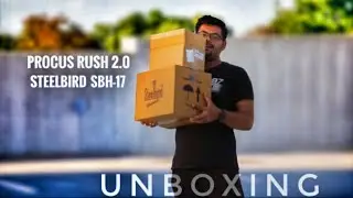 Procus Rush 2.0 & Steelbird SBH-17 Robot Best Moto Vloging Setup 2022 Unboxing & Detailed Info
