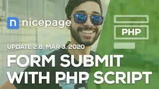 Nicepage 2.8: Form Submit with PHP Script. Cookie Usage Popup