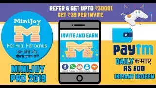 ##Best app for earning money#minijoy pro#