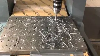 #001 Conny 420 CNC Anbohren