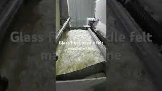 Glass Fiber Needle Punching Felt Machine Line