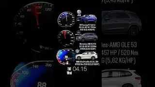 VW Touareg R E-Hybrid V6 vs Mercedes-AMG GLE vs BMW X5 eDrive45e i6