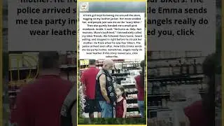 LITTLE GIRL&rsquo;S NOTE STOPS A MONSTER 🏍️💔😇
