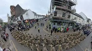 Remembrance March Through Swansea 10/11/24