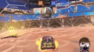 Batman's Car VS Bad man's Car - How not to play Rocket League