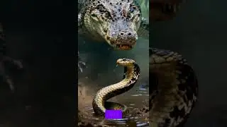 man and crocodile #youtubeshorts #wildlife #shortvideo #facts #snake #aivideo #animals #nature