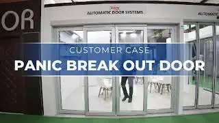 OREDY Sliding Door with Panic Breakout System