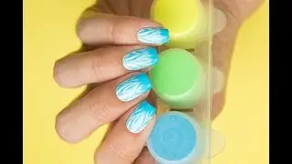 Ju.Bilej by Dance Legend &mdash; Neon stamping and gradient with pigments