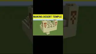 Making Desert Temple 🔥😍#shorts#viral#popular#minecraft#mcpe#viralminecraft#steveee#eystreem#funny