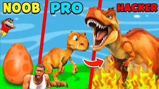 Upgrading $1 NOOB ANIMAL into $998,987,587 HACKER DINOSAUR in MERGE ANIMAL EVOLUTION | AMAAN-T