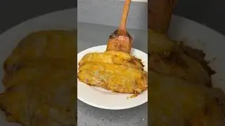 Easy Rotisserie Chicken Enchiladas 🧀🌶️ (Cheesy + Loaded!)