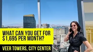 What can you get for $1,695 per month at VEER Towers in City Center? #LasVegasHighRise