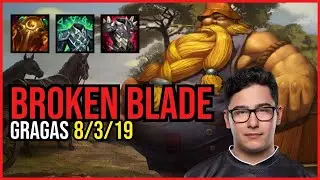 BROKEN BLADE - GRAGAS vs. GAREN Top | EUW DIAMOND | PATCH 11.1
