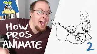 Anticipation and overshoot - animating a cute bouncing monster part 2 - 2D animation class [013]