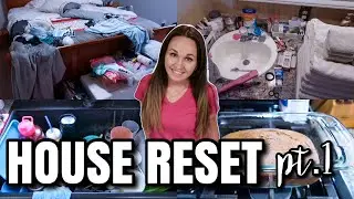 TOTALLY TRASHED 🫣 HOUSE RESET pt.1 | Realistic Cleaning Motivation | CLEAN WITH ME Get It All Done