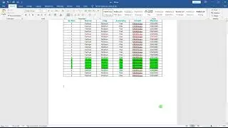 MS Word Complete Table Setting 2023 - Momin Tech