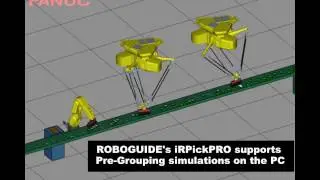 Improve throughput and reduce footprint with FANUC iRPickTool:Pre-Grouping