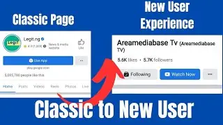 How to Change your Page to New User Experience from Classic Page