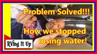 Problem Solved - Adding a stop valve to our fresh water overflow tube