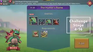Lords Mobile F2P Challenge Stage 4-16