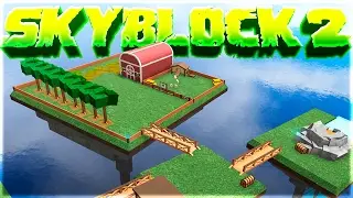 LIVING ON AN ISLAND! - Skyblock 2 in Roblox!