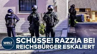 BOXBERG: Eskalation bei Razzia! Mutma&szlig;licher Reichsb&uuml;rger schie&szlig;t auf einen Polizisten I WELT News