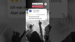 Kleinpelsen! Halli Galli! Disco! Lustige Google Bewertungen #shorts