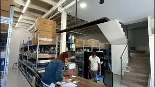 Warehouse high ceiling space heating solution