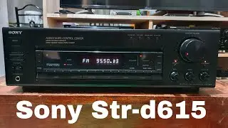Sony  am fm stereo receiver str-d615. Sound test