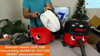 Демонстрация пылесоса Numatic Henry HVR 200 NUMATIC HVT160 HENRY Turbo