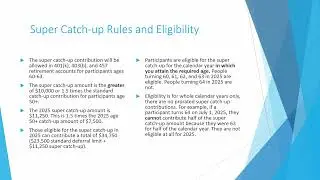 401(k) Super Catch-Up Overview | New in 2025