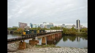 [HD] CSXT SD40-2 Leading F74926 & GE ET44AH Demo Unit 10/30/19