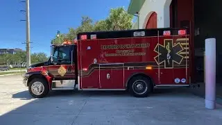 Broward County Sheriffs Office FR Rescue 102 Responding