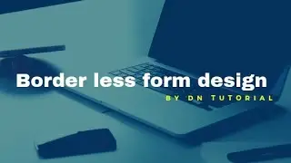 How to create border less moveable form in c# visual studio.