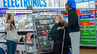 Blind Man Shopping List Prank