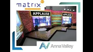 Anna Valley and Matrix UK Solutions online event studio demonstration