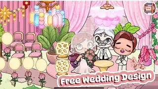 FREE Wedding Decoration Design in Avatar World | Dream Wedding Setup Tour! 💍