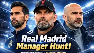 Real Madrid&rsquo;s Manager Hunt: Klopp Top Priority, Maresca Backup! &mdash; Full details 