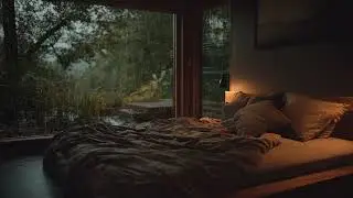 Rain sounds drifting softly indoors ☔ letting the mind slow and rest with ease inside