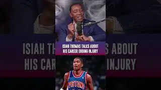 Isiah Thomas wasn&rsquo;t the same player once he injured his wrist #detroitpistons #pistons #shorts