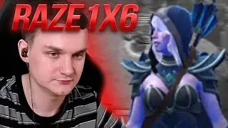 RAZE1X6 БОЛЬШАЯ КАТКА НА DROW RANGER! CUSTOM HERO CHAOS