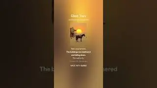 Ghost Town - old West ballad of dirt farmer's plight