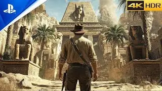 Indiana Jones and The Great Circle First 1 Hour Gameplay 4K UHD 60fps HDR 