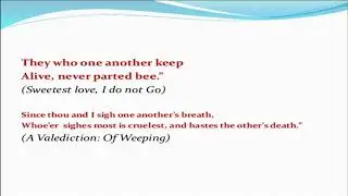 Donne A metaphysical Poet 3 ||English literature short questions and answers
