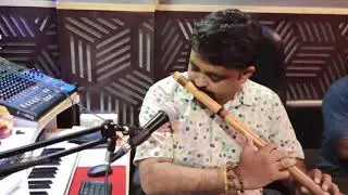 flute Record in Keshar music lab ....Non stop Garba | Shreyas Dave