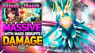 ОГРОМНЫЙ УРОН С КУЧЕЙ ДЕБАФФОВ - Summoners War